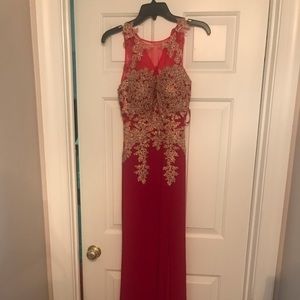 Red prom dress